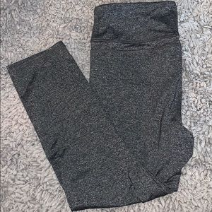 Cropped Dark Grey Yoga Pants